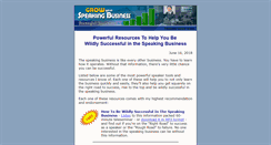 Desktop Screenshot of growyourspeakingbusiness.com